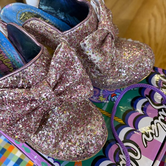 Irregular Choice Glitter Queen Mules Size 39 - Picture 7 of 8